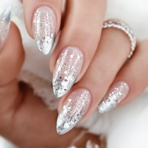 Lakier hybrydowy AlleLac Sheila Collection Nr 37 – brokatowy fioletowy 5 g