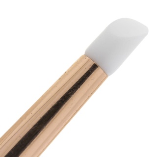 MollyLac Pędzelek silikonowy Golden Rose Nr 4 – do pyłków, żelu i zdobień paznokci