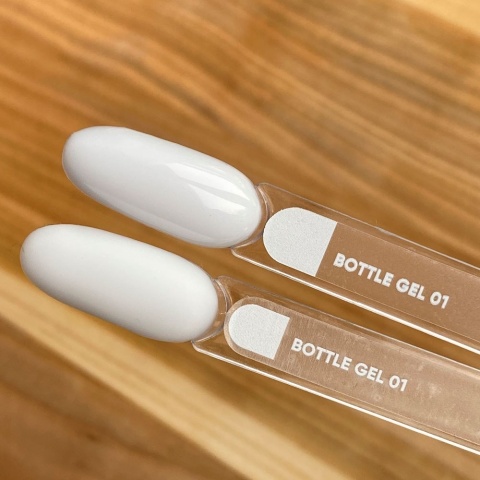 NAILSOFTHEDAY Bottle Gel 01 – biały żel do wzmocnienia i naprawy, 10 ml