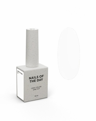 NAILSOFTHEDAY Bottle Gel 01 – biały żel do wzmocnienia i naprawy, 10 ml
