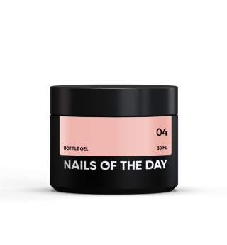 NAILSOFTHEDAY Bottle Gel 04 – mleczno-beżowy żel do wzmocnienia i naprawy, 30 ml