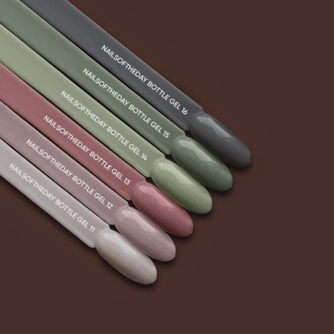 NAILSOFTHEDAY Bottle Gel 11 – kryjący blado-różowy żel do wzmocnienia i naprawy, 10 ml