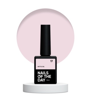 NAILSOFTHEDAY Bottle Gel 17 – delikatny różowy żel do wzmocnienia i naprawy, 10 ml