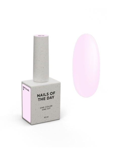 NAILSOFTHEDAY Bottle Gel 33 – delikatno-różowy żel do wzmocnienia paznokci, 10 ml