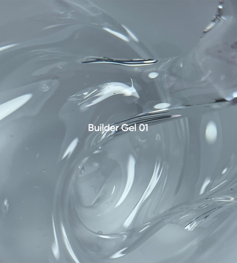 NAILSOFTHEDAY Builder Gel 01 – przezroczysty żel budujący, 15 ml