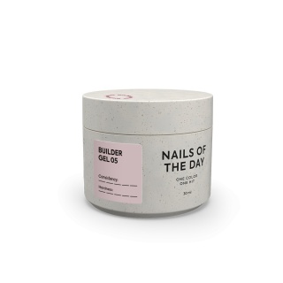NAILSOFTHEDAY Builder gel 05 – nudowy żel budujący, 30 ml
