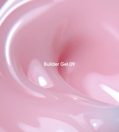 NAILSOFTHEDAY Builder gel 09 – mleczno-różowy żel budujący, 15 ml