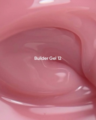 NAILSOFTHEDAY Builder gel 12 – różowy żel budujący, 30 ml