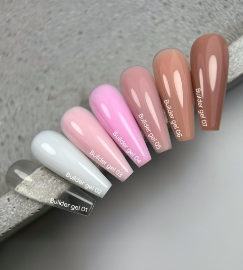 NAILSOFTHEDAY Builder gel 12 – różowy żel budujący, 30 ml