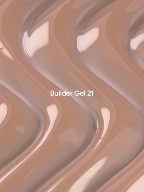 NAILSOFTHEDAY Builder gel 21 – żel budujący o ciepłym karmelowym odcieniu, 30 ml