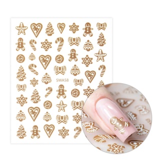 Naklejki samoprzylepne świąteczne Molly Nails SWA58