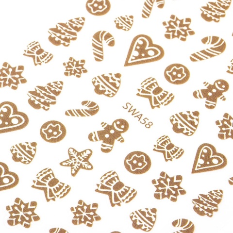 Naklejki samoprzylepne świąteczne Molly Nails SWA58