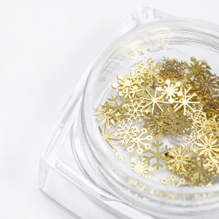 Ozdoby do paznokci Snowflakes – świąteczne śnieżynki w słoiczku