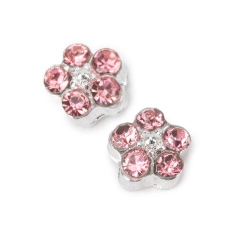 Ozdoby do paznokci kwiatki 3D Molly Nails K1123 – zestaw 10 sztuk