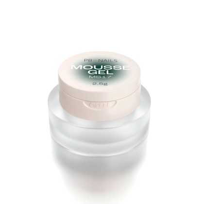 PB Mousse Gel 3w1 MS17 – żel do zdobień, głęboki butelkowozielony odcień, no wipe