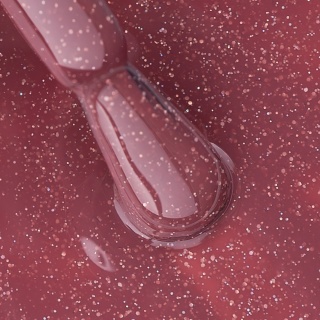 PB Nails Lakier hybrydowy Manifest 8ml – ciepły nude z drobinkami