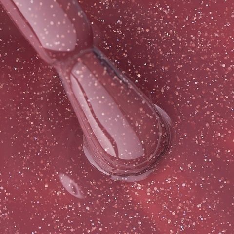 PB Nails Lakier hybrydowy Manifest 8ml – ciepły nude z drobinkami