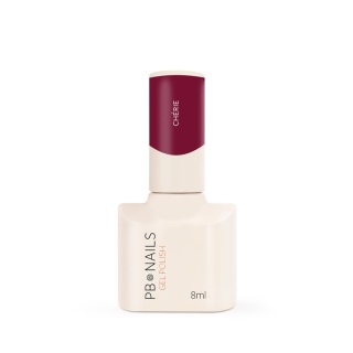 PB Nails Lakier hybrydowy Cherie 8ml – głębokie bordo z kolekcji ICON