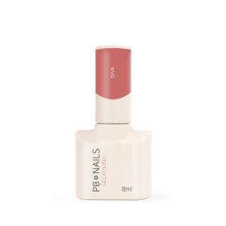 PB Nails Lakier hybrydowy Diva 8ml – beżowo-różowy odcień z kolekcji ICON
