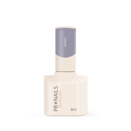 PB Nails Lakier hybrydowy Foggy 8ml - gołębia szarość z nutą lawendy