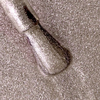 PB Nails Lakier hybrydowy Golden Ticket 8 ml – złoty brokat