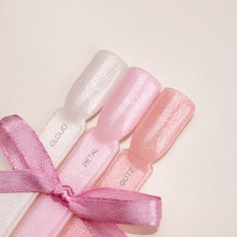 PB Nails Baza hybrydowa Rubber Petal Base 8ml – pastelowy róż z lekką poświatą