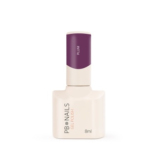 PB Nails Lakier hybrydowy Plum 8ml - śliwkowy fiolet na jesień