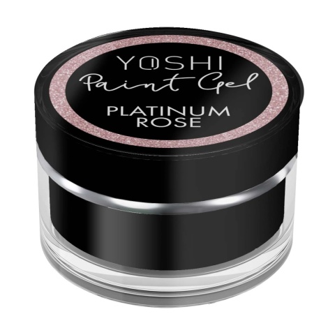 YOSHI Paint Gel UV LED 5 ml – Platinum Rose | Różowy żel do zdobień