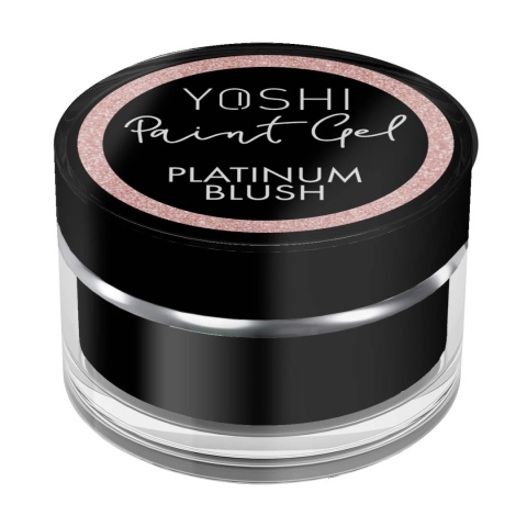 YOSHI Paint Gel UV LED 5 ml – Platinum Blush | Pastelowy różowy żel do zdobień