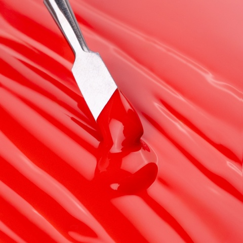 PB Nails Art Control AC03 – czerwony żel do zdobień, french, Nail Art