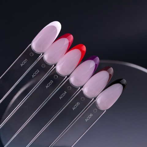 PB Nails Art Control AC04 – fioletowy żel do zdobień, french, Nail Art