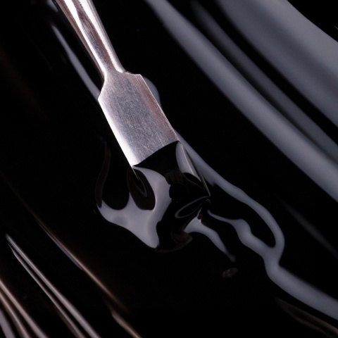 PB Nails Art Control AC06 – czarny żel do zdobień, french, Nail Art