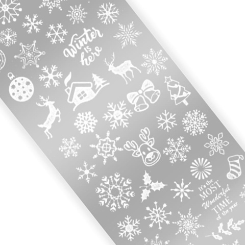 Blaszka świąteczna ze wzorkami do stempli STN-N02