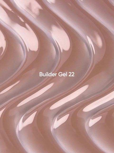 NAILSOFTHEDAY Builder gel 22 – żel budujący o głębokim brązowym odcieniu, 15 ml