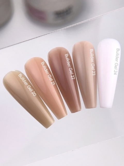 NAILSOFTHEDAY Builder gel 22 – żel budujący o głębokim brązowym odcieniu, 30 ml