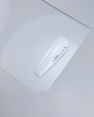 NAILSOFTHEDAY Builder gel 25 – żel budujący o intensywnie białym odcieniu, 30 ml