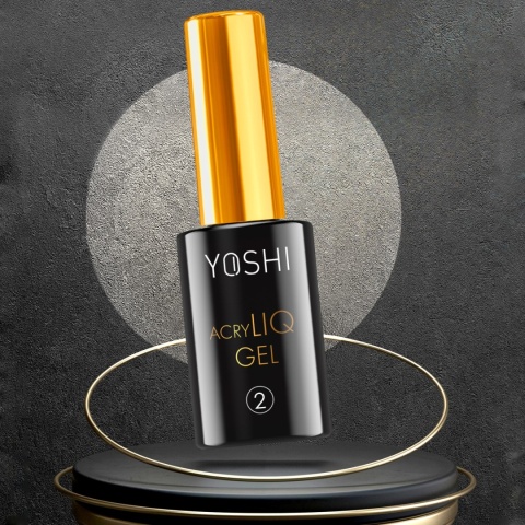 YOSHI AcryLIQ Gel No2 10 ml – czysta kremowa biel z chłodnym akcentem