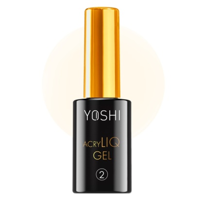 YOSHI AcryLIQ Gel No2 10 ml – czysta kremowa biel z chłodnym akcentem