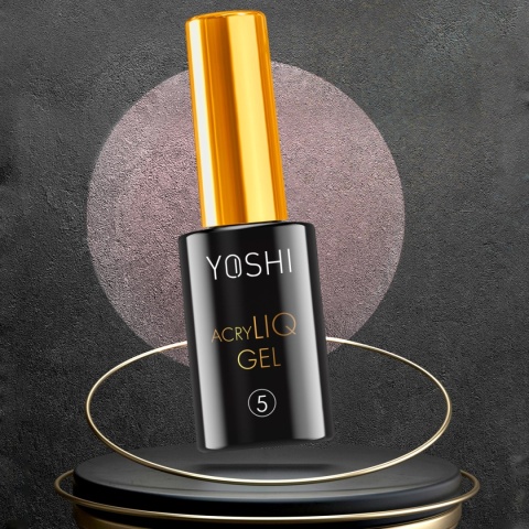 YOSHI AcryLIQ Gel No5 10 ml – pastelowy romantyczny róż