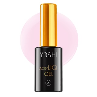 YOSHI AcryLIQ Gel No4 10 ml – nasycony róż o eleganckim charakterze