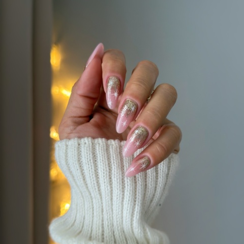 YOSHI Paint Gel UV LED 5 ml – Platinum Gold | Żel do zdobień o złotym blasku