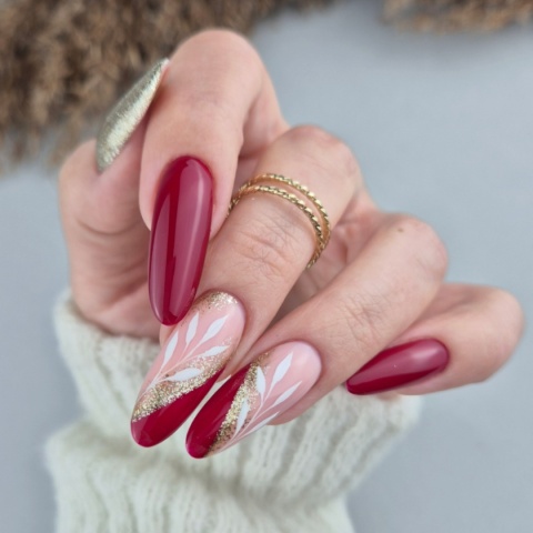 YOSHI Paint Gel UV LED 5 ml – Platinum Gold | Żel do zdobień o złotym blasku