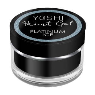 YOSHI Paint Gel UV LED 5 ml – Platinum Ice | Srebrny żel do zdobień