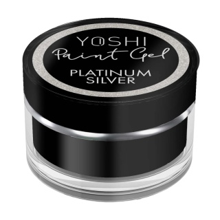YOSHI Paint Gel UV LED 5 ml – Platinum Silver | Srebrny żel do zdobień