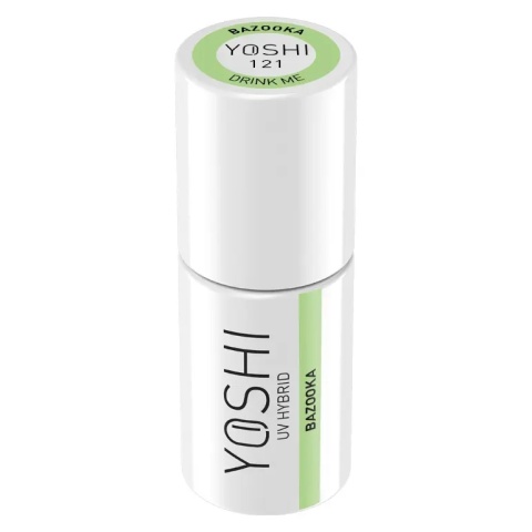 Yoshi Lakier Hybrydowy Bazooka 121 – Pastelowa Mięta 6 ml