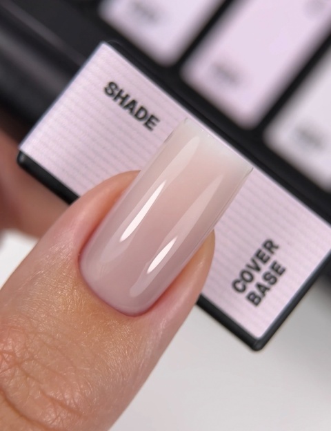 BIBLIOTEKA Cover Base Shade 7 – chłodna różowo-beżowa baza, 10 ml