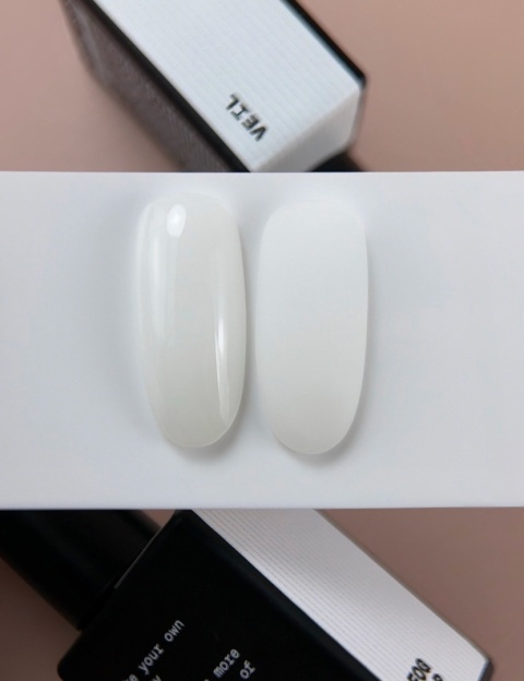 BIBLIOTEKA Cover Base Veil 1 – półtransparentna mleczna baza, 10 ml