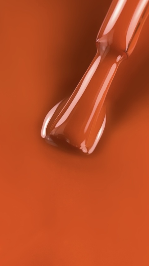 BIBLIOTEKA Gel Polish Bold 30 – chłodny pomarańczowy lakier hybrydowy, 10 ml