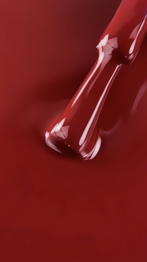 BIBLIOTEKA Gel Polish Impulse 28 – intensywnie czerwony lakier hybrydowy, 10 ml