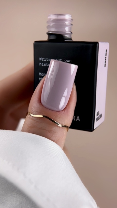 BIBLIOTEKA Gel Polish Sense 25 – nude różowy lakier hybrydowy, 10 m